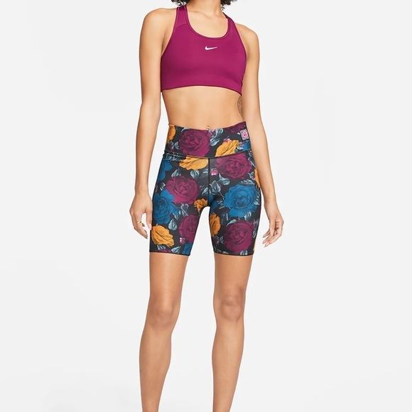 🆕 Nike One Icon Clash Women's 7" Mid-Rise Printed Training Shorts, Size Small - Picture 4 of 16